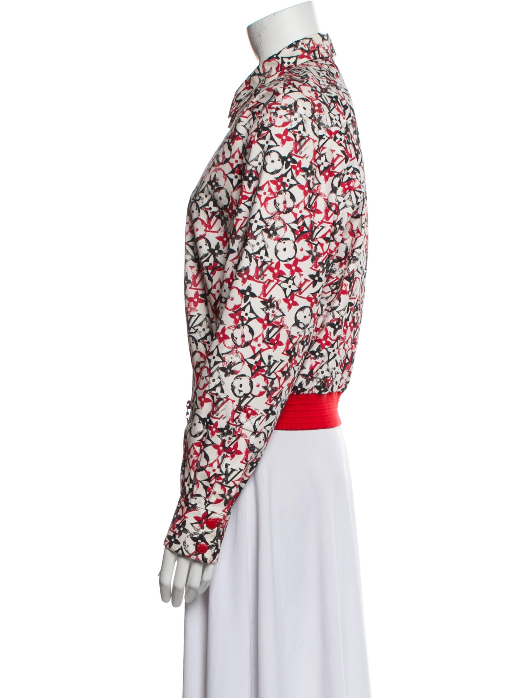 Louis Vuitton 2018 Printed Bomber Jacket